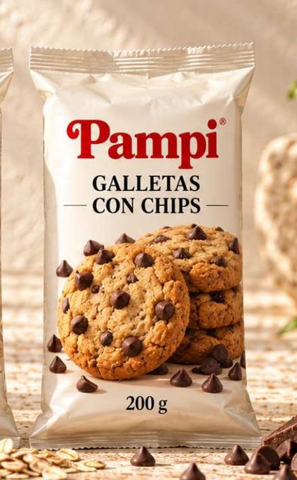 Galletas con chips Pampi